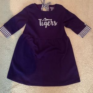 Girls 7/8 Clemson Tigers dress